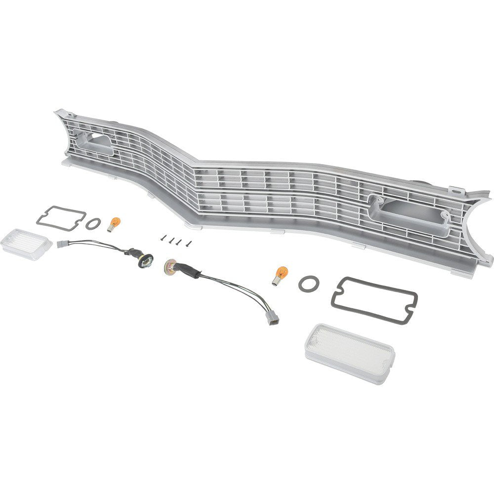 Front Grill and Park Lamp Without Headlamp Bezels and Fits 1973-1974 Dodge Dart