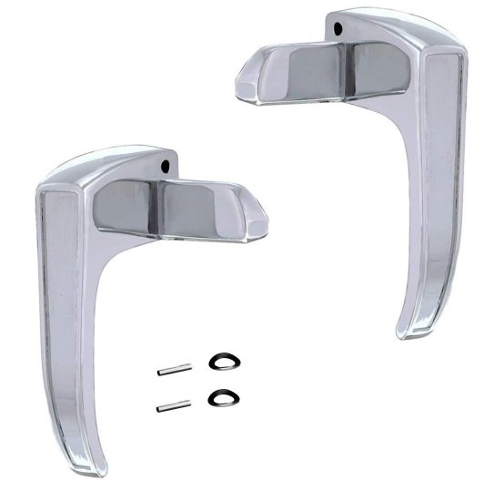 Chrome Vent Window Handles For 1967 Ford Mustang And 1966-1967 Ford Bronco