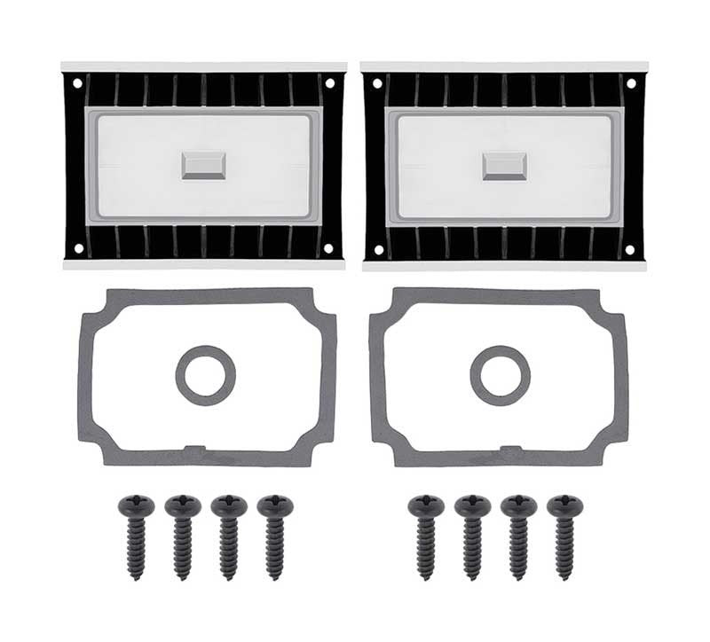 Parking Light Lens and Bezel Set with Gaskets & Fits 1970-1971 Dart / Demon