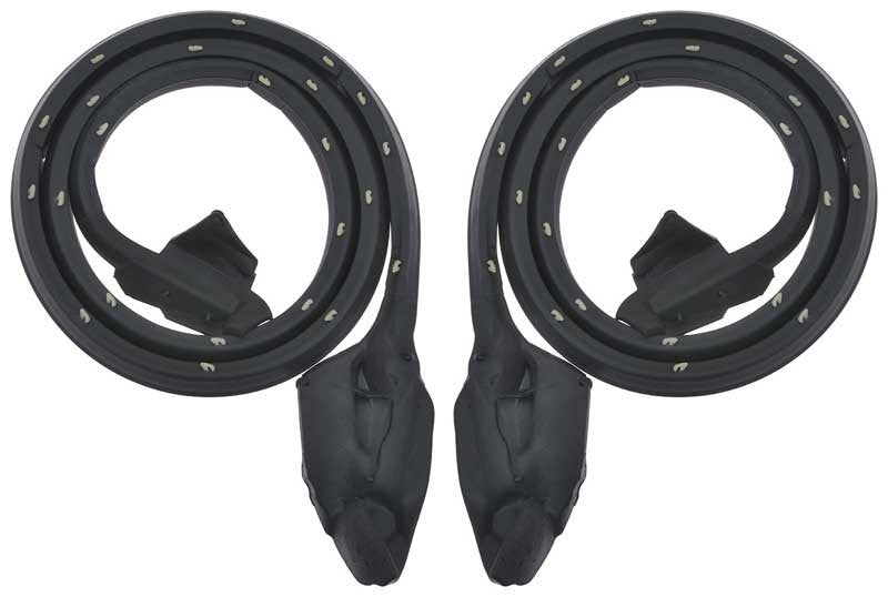 Door Frame Weatherstrip Pair Fits 1973-1976 Dodge Dart Plymouth A-Body