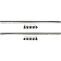 Rocker Panel Molding Set w/ Hardware RH and LH Pair Fits 1971-1973 Mustang