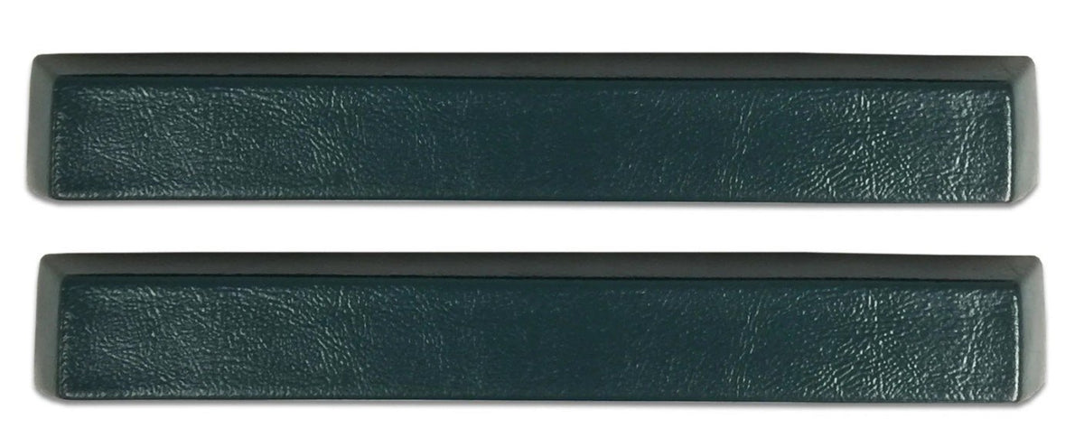 Aqua Urethane Arm Rest Pad Pair For 1964-1966 Ford Mustang Models