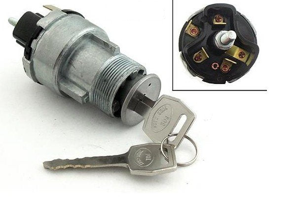 Ignition Lock Cylinder For 1967 Ford Mustang and Mercury Cougar; 4 Terminal
