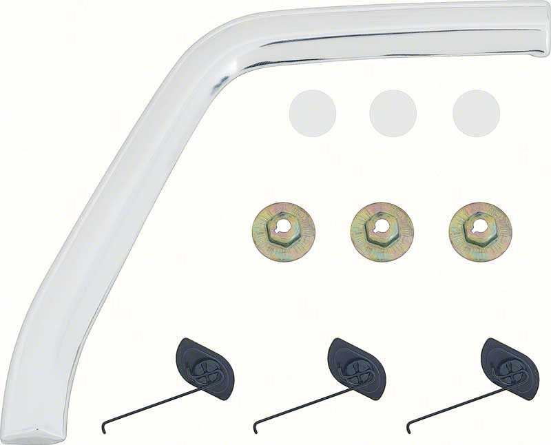 Rear Quarter Extension Molding LH w/ Hardware Fits 1971-1974 Challenger