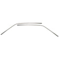 Roof Rail Moldings Stainless Pair Fits 1969-1970 Mustang Fastback