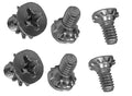 Door Latch Assembly Screw Kit For 1964-1970 Ford Mustang; 6 Piece Set