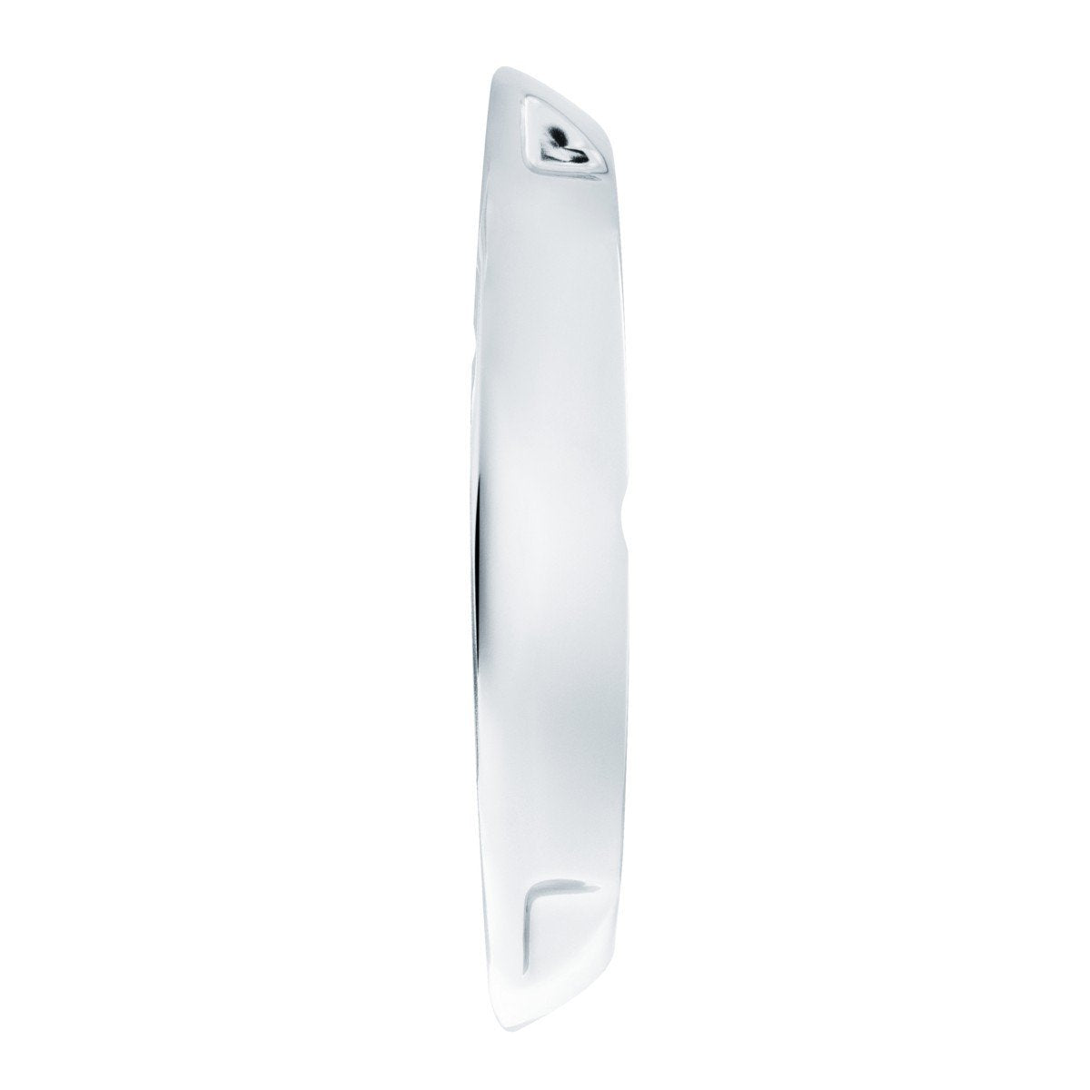 Chrome Headlight Bezel Set With Notches For 1971-1977 Ford Bronco Models