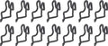 14 Piece Door Panel Clip Kit For 1962-1976 Dodge Dart and Plymouth Duster