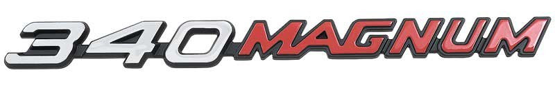 340 Magnum Hood Emblem Fits 1971-1973 Dodge Charger