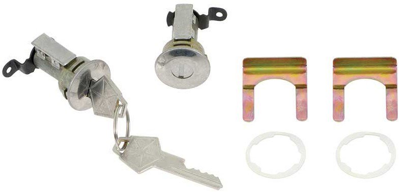 Door Lock  Set with Keys For 1970-1974 Dodge Challenger and Plymouth Cuda
