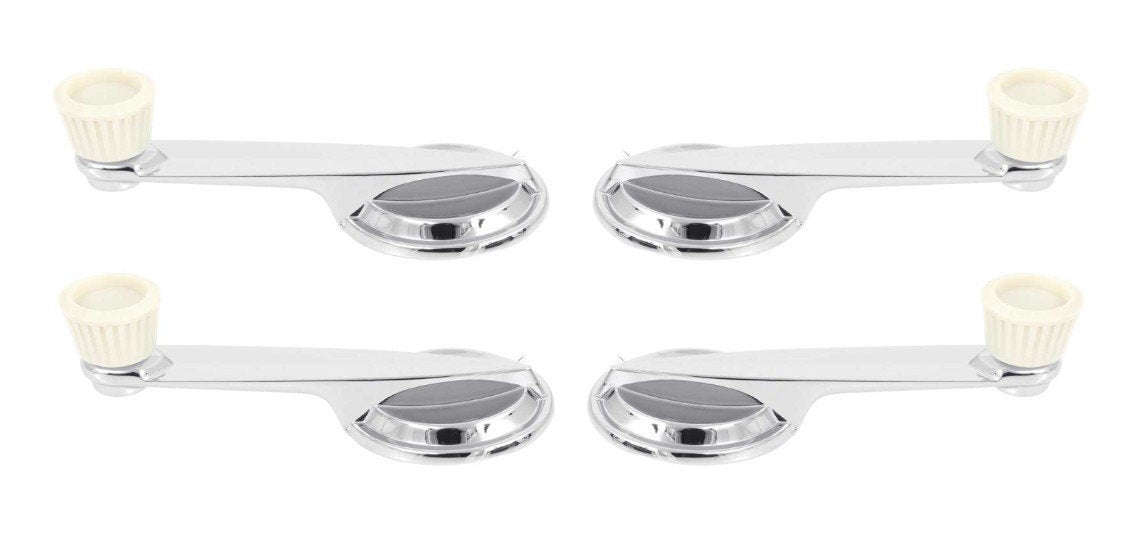 Off-White Window Crank Handle Knob Set For 1960-1963 Ford Falcon