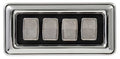 Power Window Switch 4 Window Concave Buttons Fits 1969-1977 Chrysler, Mopar