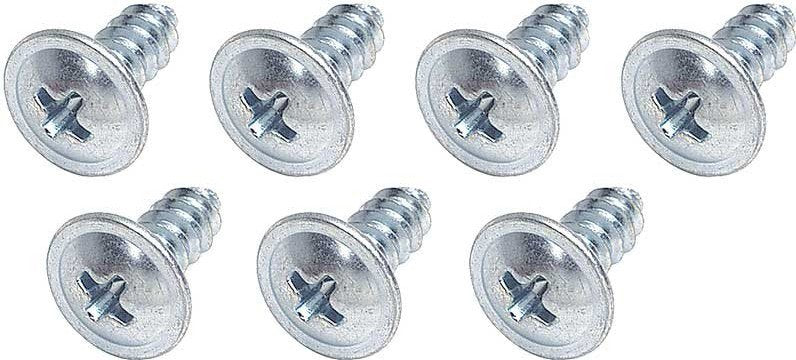 7 Piece Set of #8 x 7/16" Glove Box Insert Screws For 1964-1966 Ford Mustang