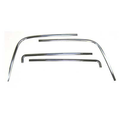 Rear Window Molding Set Coupe 4-Piece Set Fits 1971-1973 Mustang