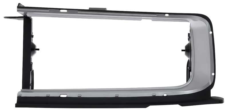 Grill Extension Bezel with Brackets Silver LH Fits 1968-1969 Charger