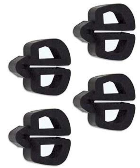 Hood Side Bumper Set Push In Bumper On Fender For 1969-70 Ford Mustang Set Of 4