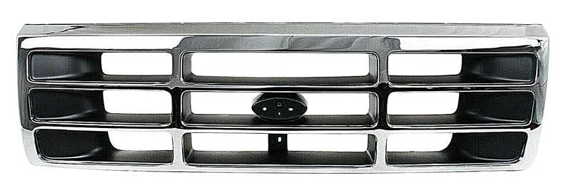 Grill Assembly Without Emblem Fits 1992-1996 Ford F-150, F-250, F-350, Bronco