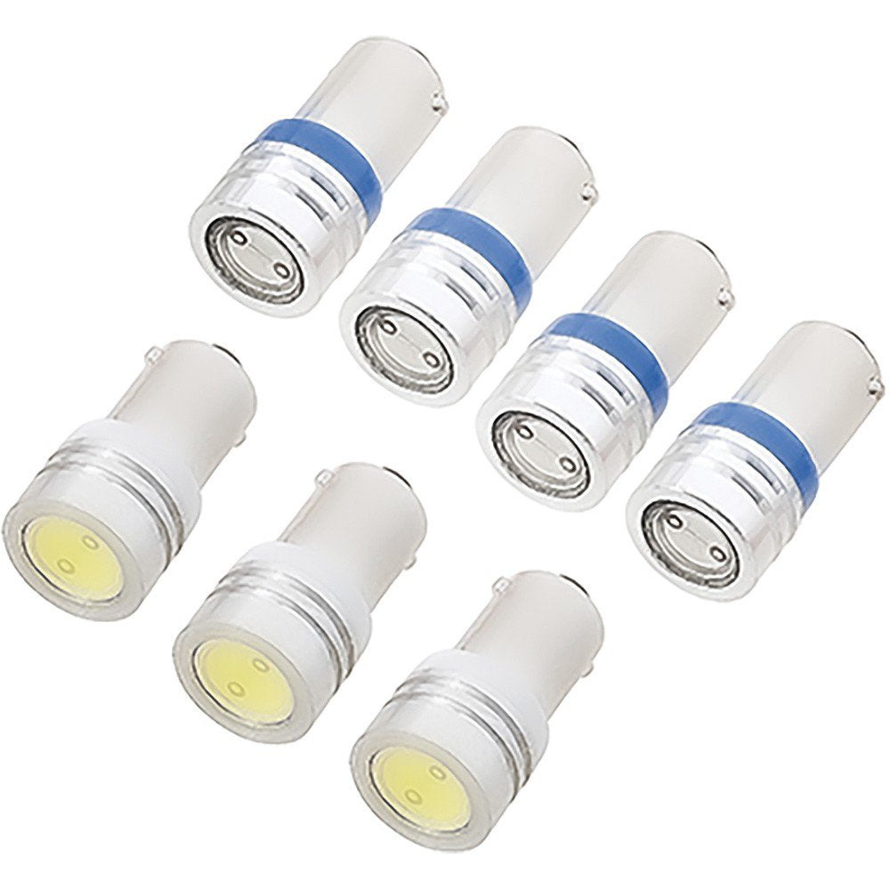 Gauge Cluster LED Bulb Kit With Round 140mph Speedo 7 Fits 1965-1966 Mustang