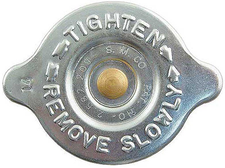 Zinc Plated Radiator Cap With Stampings For 1960-1966 Ford Falcon