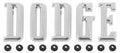 DODGE Hood Emblem Letter Set Fits 1966 Dodge Charger Coronet