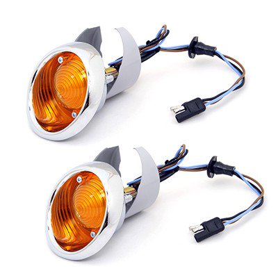 Parking Light Set - LH and RH Assemblies Fits 1964-1966 Mustang