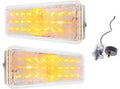 LED Parking Lights For 1973-77 Ford F100 F250 F350 and 1975-77 F150; W/Flasher