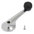 Window Crank Handle Chrome with Black Knob Fits 1974-1993 Mustang, Capri