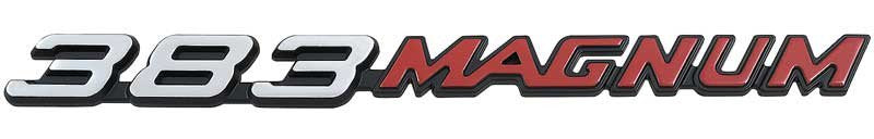 383 Magnum Hood Emblem Fits 1971 Dodge Charger