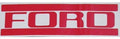 Red Tailgate Letter Decal Set For 1953-1958 Ford F100 F250 F350