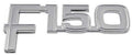 Reproduction Chrome Die-Cast Fender Emblem Fits 1982-86 Ford F150 Pickup Trucks