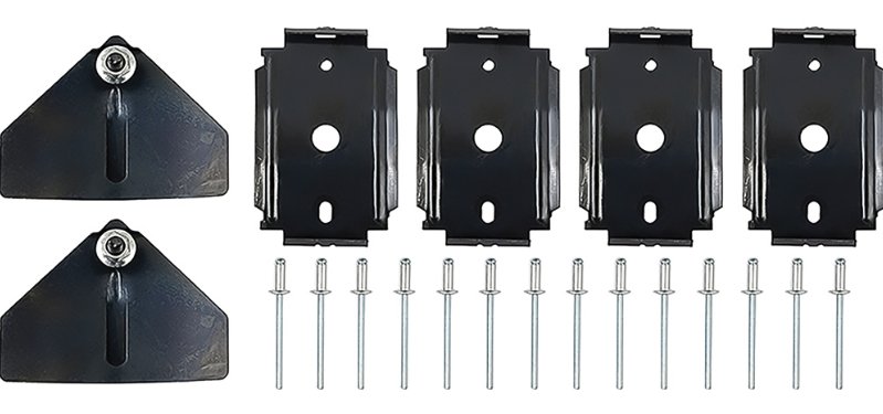Rocker Molding Installation Clip Set For 1964-1966 Ford Mustang