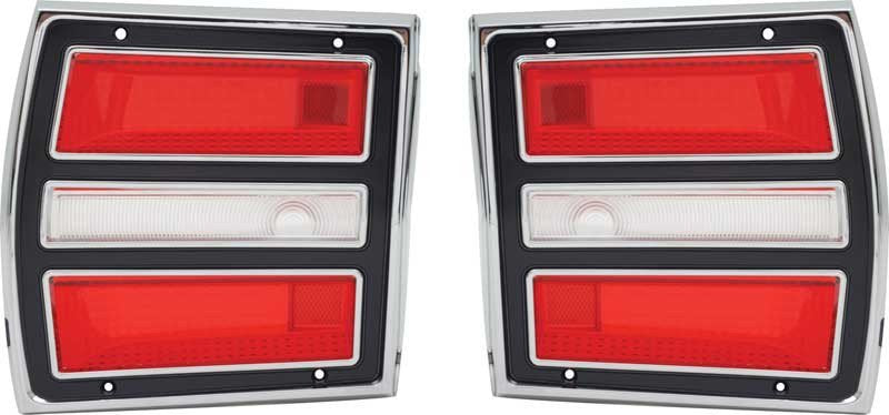 Tail Light and Backup Lamp Assemblies RH & LH Pair Fits 1968 Dodge Dart