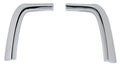 Front Fender Extension Moldings Chrome Fits 1971-1972 Ford Mustang