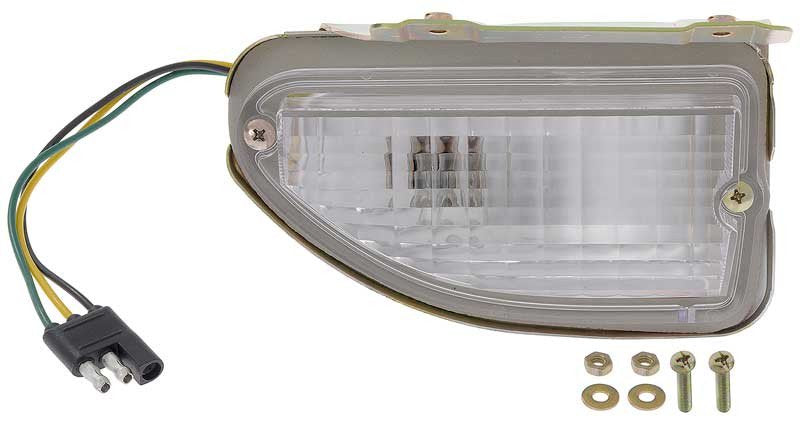 Parking Light Assembly Clear Lens with Housing RH Fits 1969 Mustang