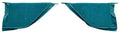 Fits 1965-1968 Mustang Coupe Kick Panel Loop Carpet - Aqua