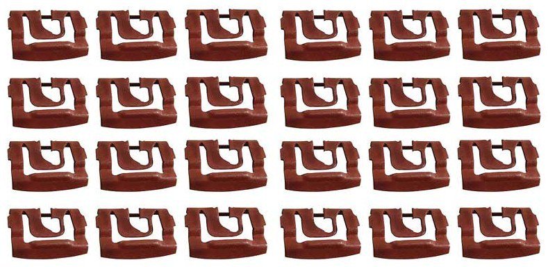 Windshield/Rear Window Reveal Molding Clip Set For 1974 Challenger and Cuda