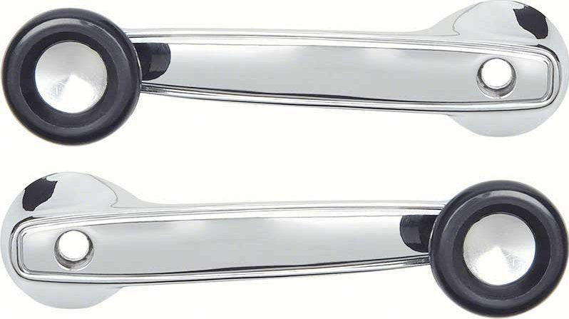 Chrome Window Crank Handle Set For 1968-1974 Plymouth Barracuda and Belvedere