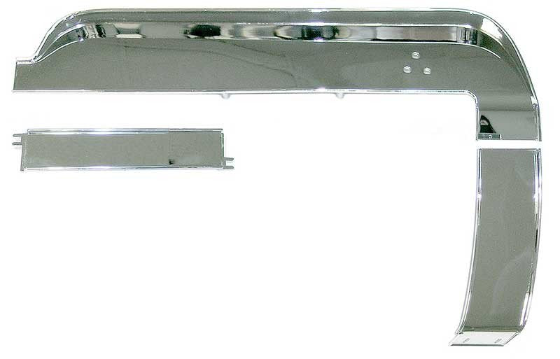 Instrument Panel Trim Set Chrome Plated 3-Piece Set Fits 1967-1968 Mustang