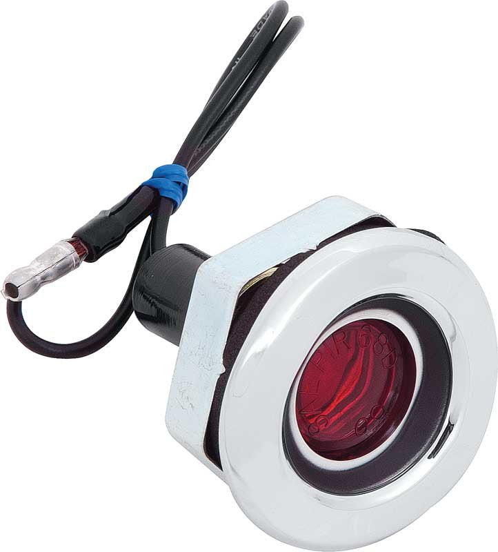 Rear Side Marker Light Curved Style Red Fits 1968 Dodge Dart, Charger, Coronet