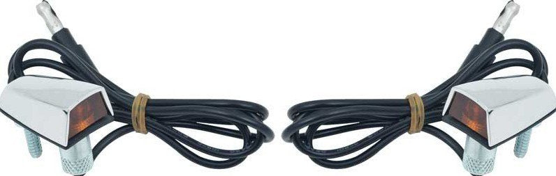 Fender Mounted Turn Signal Lamp Set For 1969-1972 Dodge Dart and Plymouth Duster