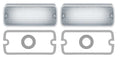 Parking Light Lens Set with Gaskets 6-Piece Set Fits 1973-1974 Dodge Dart