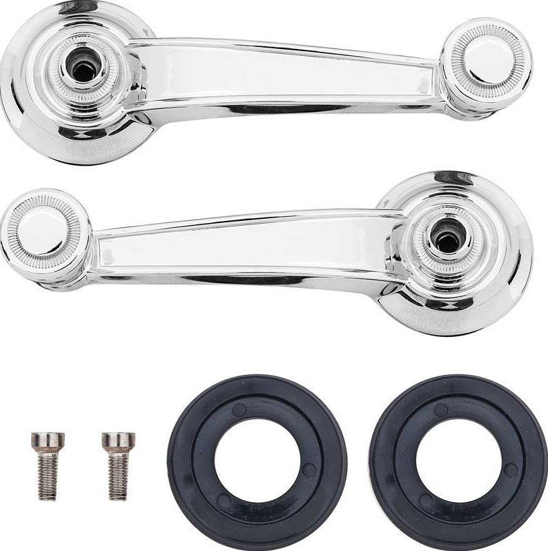 Chrome Window Crank Handle Set For 1967 Dodge Dart and Plymouth GTX