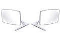 Left and Right Hand Exterior Chrome Door Mirror Set For 1966-1979 Ford Bronco