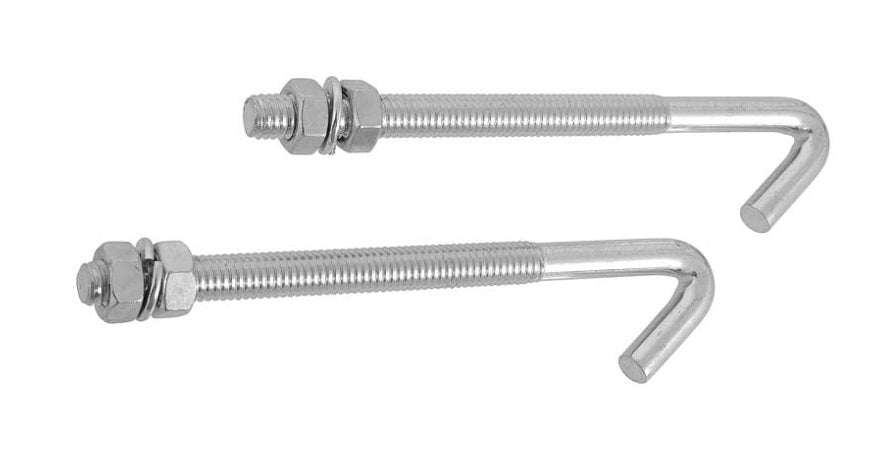 Stamped Steel Fuel Tank J-Bolt Set For 1966-1977 Ford Bronco; Pair
