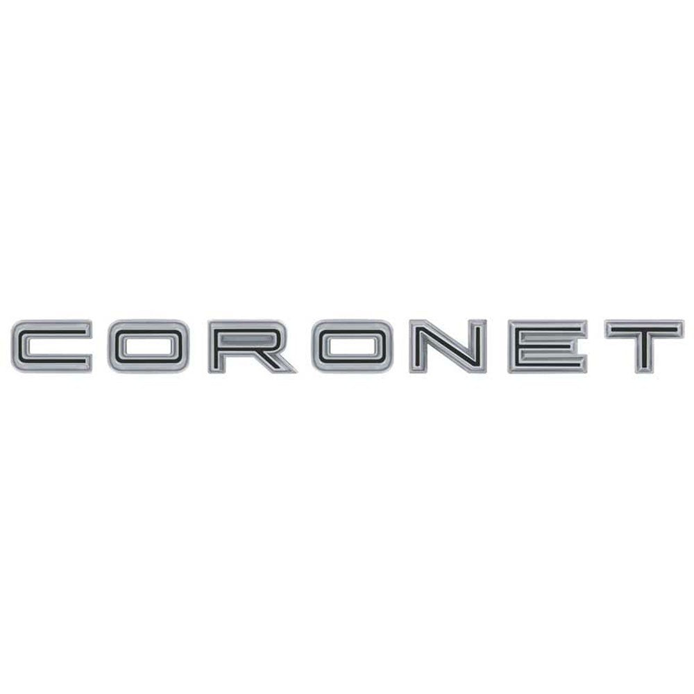 CORONET Quarter Panel Letter Set Black Fits 1967 Dodge Coronet