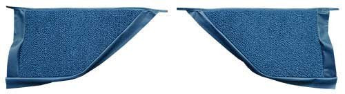 Kick Panel Loop Carpet - Ford Blue Fits 1965-1968 Mustang Coupe