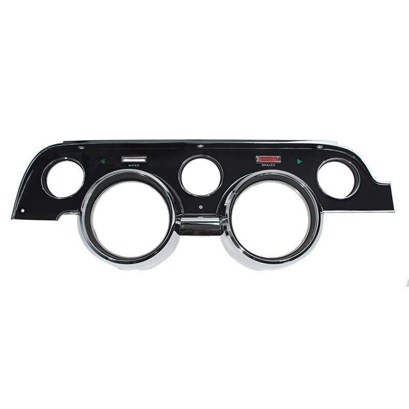 Dash Gauge Bezel Standard Interior Black Fits 1967 Ford Mustang