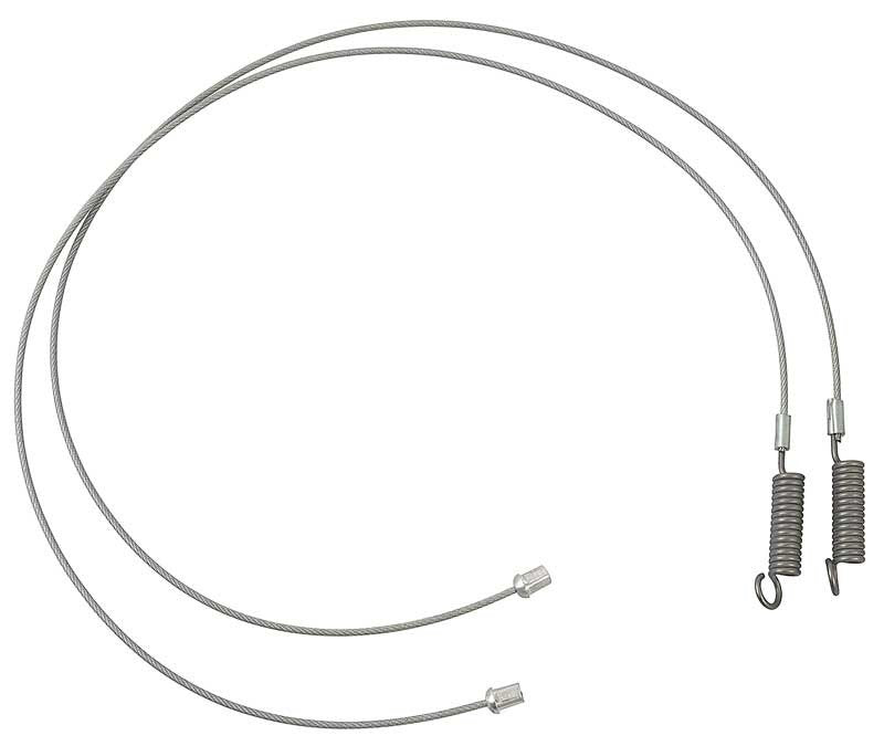 Convertible Top Side Cables Pair Fits 1971-1973 Mustang, Cougar