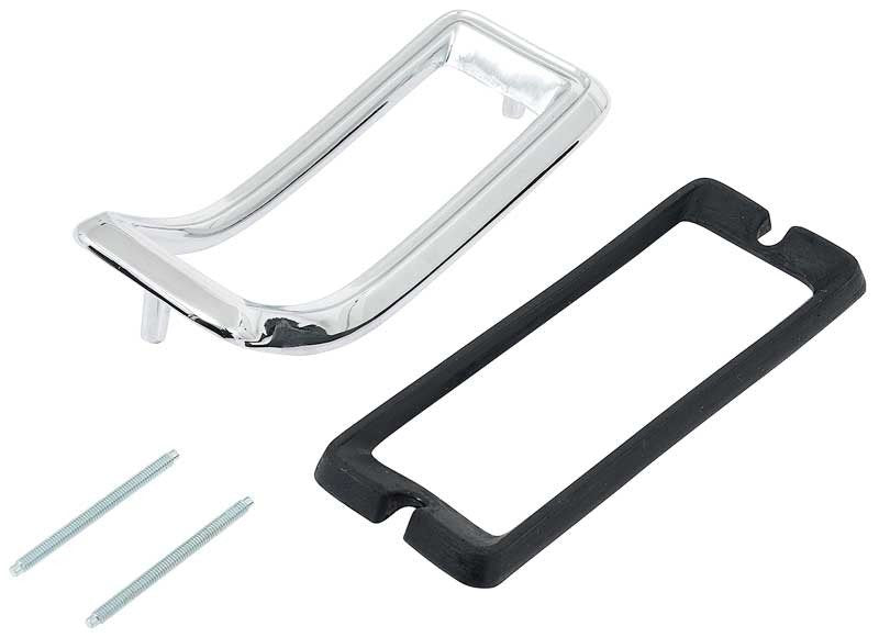 Tail Light Bezel with Gasket and Studs Fits 1967 Mustang