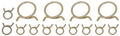Heater Hose Clamp Set Big Block Hemi Fits 1971-1974 Mopar A B E-Body